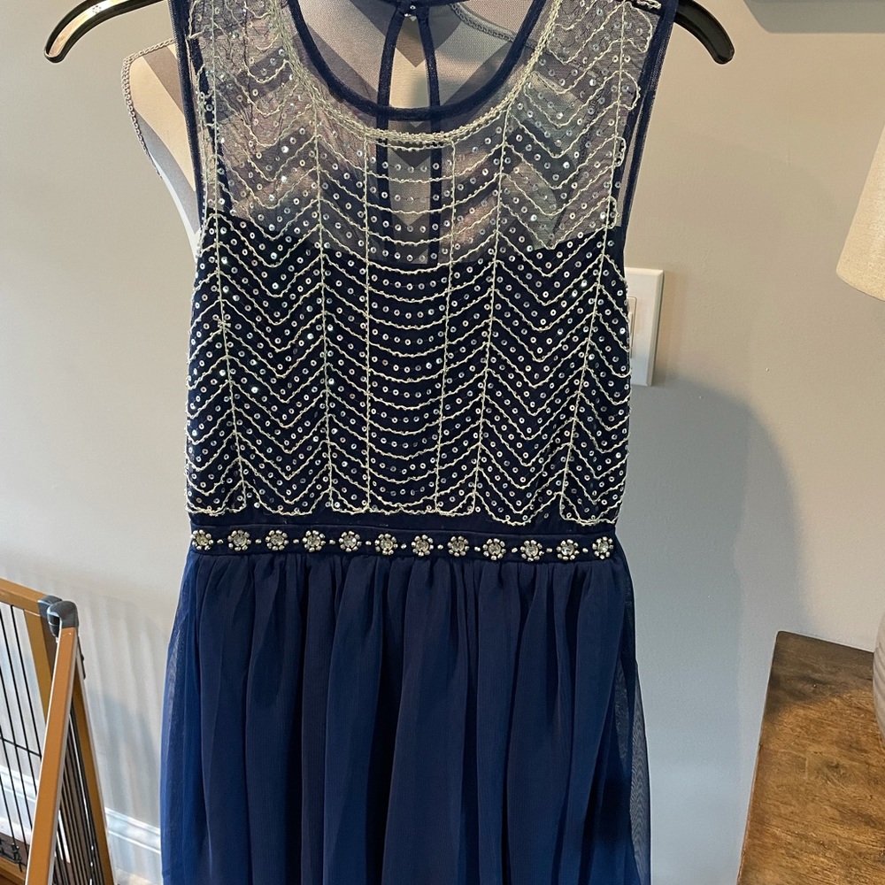 As U Wish Navy formal dress